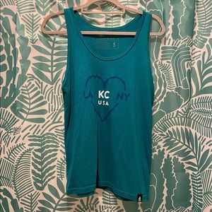 🌻Teal Kansas City Tank